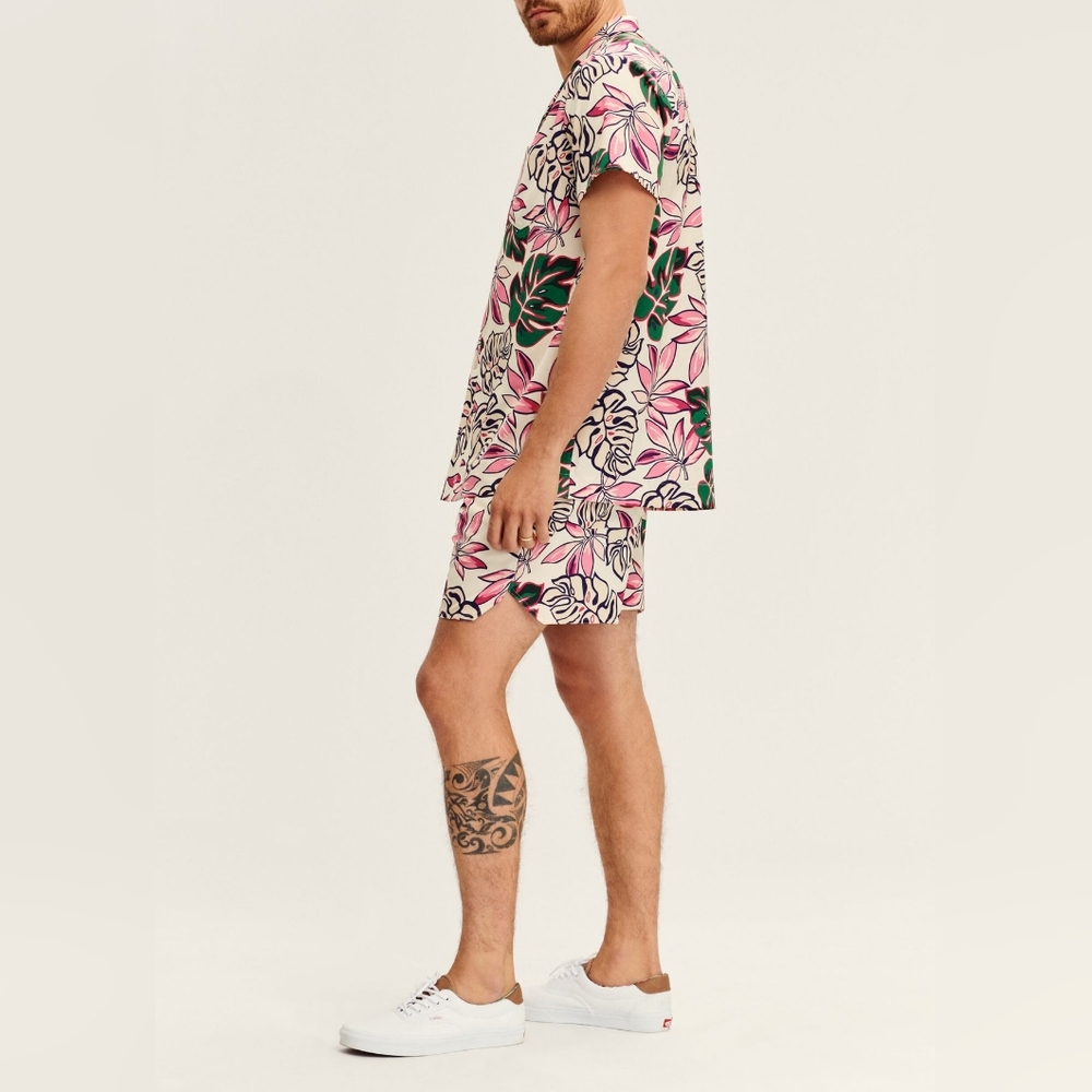 7. NWT SER.O.YA MALIBU SHIRT IN WHITE TROPICAL - Picture 6 of 6